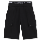 Bermudashorts mit elastischem bund KARL LAGERFELD KIDS 
                    JUNGE