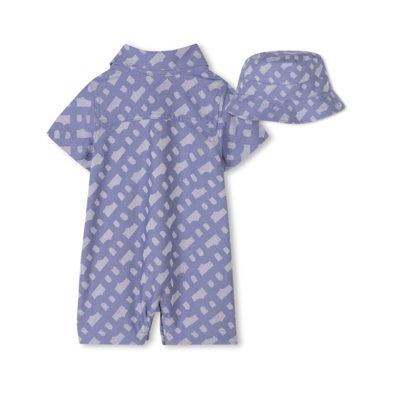 Set aus kurzem Overall und Hut BOSS 
                        JUNGE