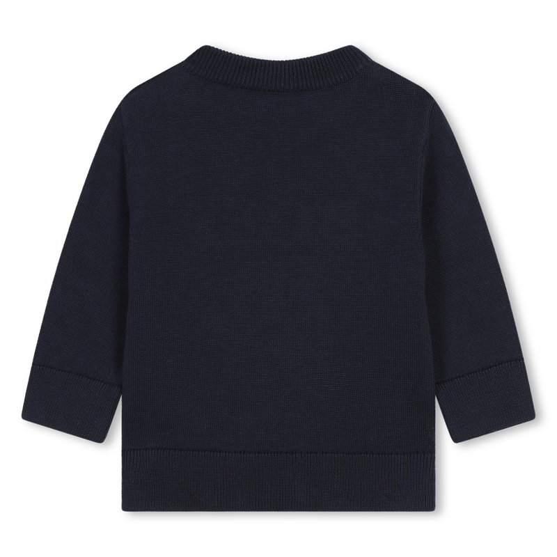 Baumwoll-Pullover mit Logo BOSS 
                        JUNGE