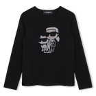 Langarmshirt KARL LAGERFELD KIDS 
                    M&Auml;DCHEN