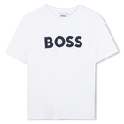 T-Shirt mit kurzen &Auml;rmeln, WEISS, hi-res