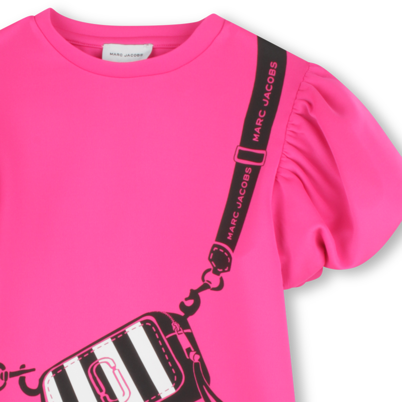 Gef&uuml;ttertes Kurzarm-Kleid MARC JACOBS 
                        M&Auml;DCHEN