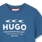 T-Shirt mit kurzen &Auml;rmeln HUGO 
                    JUNGE