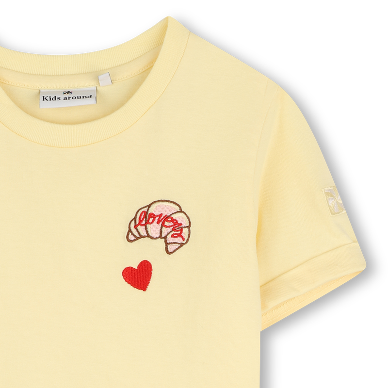 T-Shirt mit kurzen &Auml;rmeln KIDS AROUND 
                        M&Auml;DCHEN
