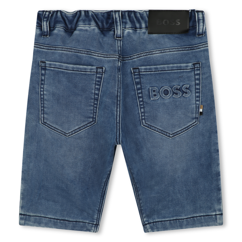 Jeansshorts mit Waschung