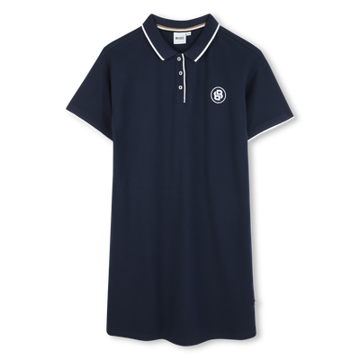 Kurz&auml;rmeliges Polokleid BOSS M&Auml;DCHEN