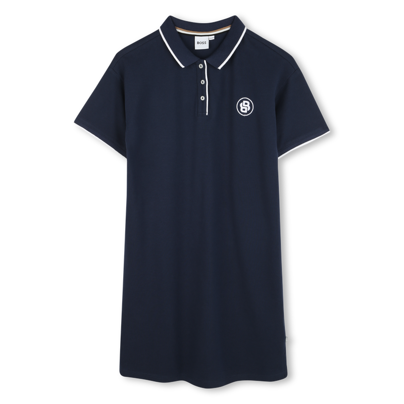 Kurz&auml;rmeliges Polokleid BOSS 
                        M&Auml;DCHEN