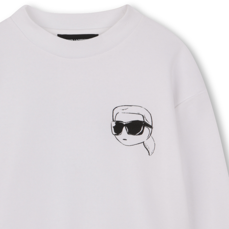 BEDRUCKTES SWEATSHIRT KARL LAGERFELD KIDS 
                        JUNGE