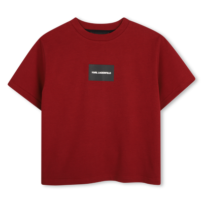 T-Shirt mit kurzen &Auml;rmeln KARL LAGERFELD KIDS JUNGE