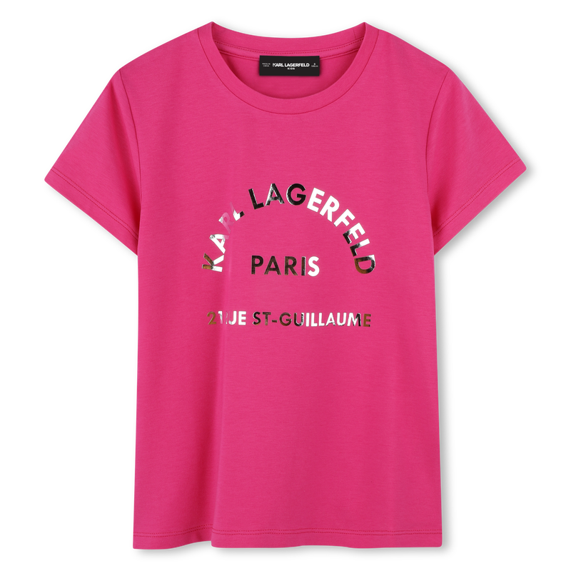 Kurzarm-T-Shirt KARL LAGERFELD KIDS 
                        M&Auml;DCHEN