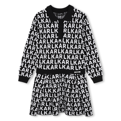 Polokleid KARL LAGERFELD KIDS M&Auml;DCHEN