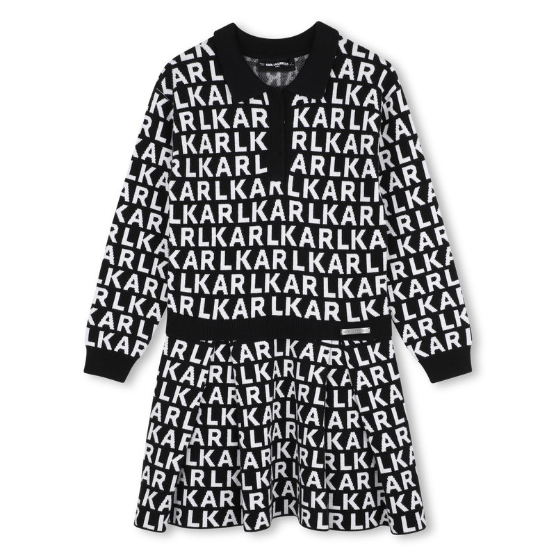 Polokleid KARL LAGERFELD KIDS 
                        M&Auml;DCHEN