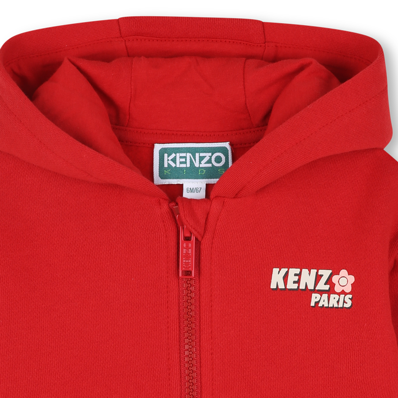 Joggingjacke aus Fleece KENZO KIDS 
                        M&Auml;DCHEN