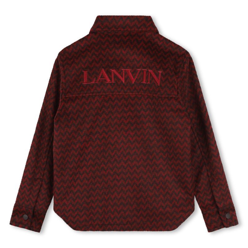 Fleecejacke mit Print LANVIN 
                        JUNGE