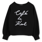 Sweatshirt mit Stickerei KARL LAGERFELD KIDS 
                    M&Auml;DCHEN