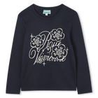 Langarm-T-Shirt KENZO KIDS 
                    M&Auml;DCHEN