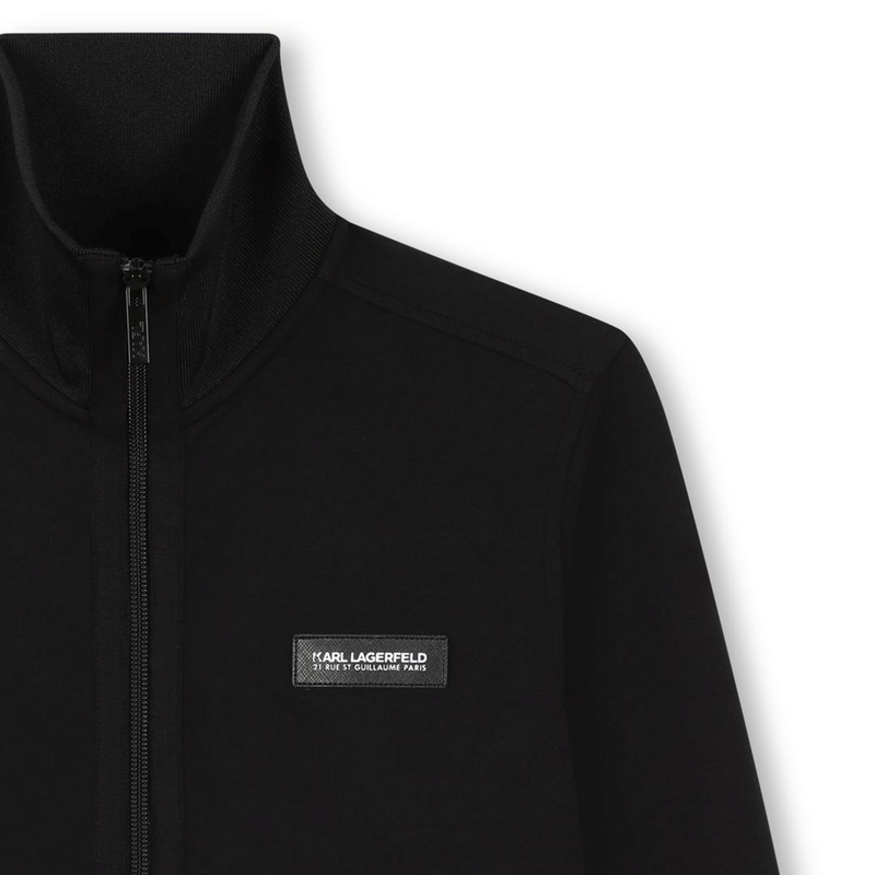Sweatjacke mit Reißverschluss KARL LAGERFELD KIDS 
                        JUNGE
