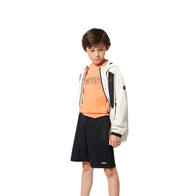 Jogging-Bermudas mit Logo BOSS JUNGE