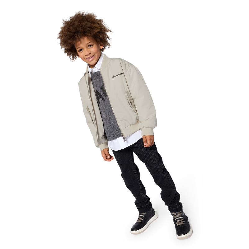 Bomber aus Stoff KARL LAGERFELD KIDS 
                        JUNGE