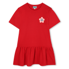 Kurz&auml;rmeliges Kleid KENZO KIDS 
                    M&Auml;DCHEN