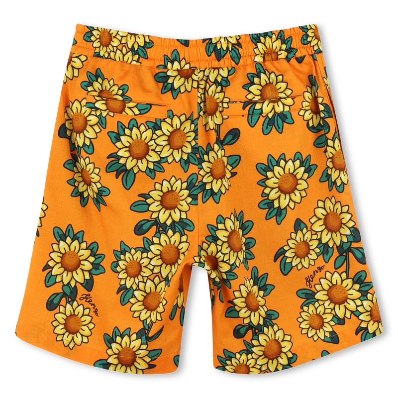Bedruckte Baumwoll-Bermudas KENZO KIDS 
                        JUNGE