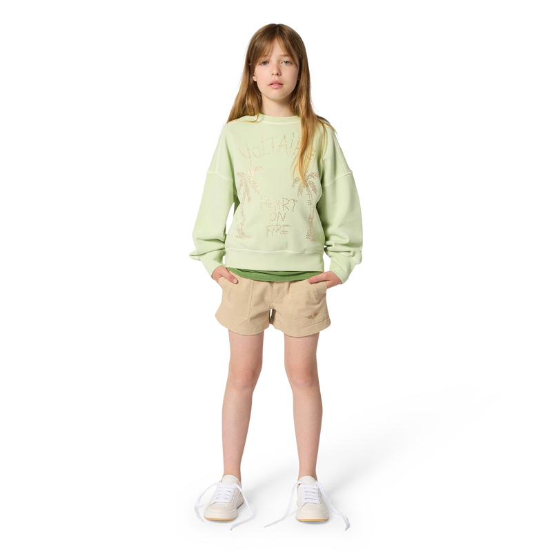 KURZ&Auml;RMELIGES T-SHIRT ZADIG & VOLTAIRE 
                        M&Auml;DCHEN