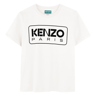 Kurz&auml;rmliges Baumwoll-T-Shirt KENZO KIDS JUNGE