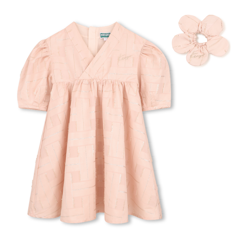 KLEID + HAARGUMMI KENZO KIDS 
                        M&Auml;DCHEN