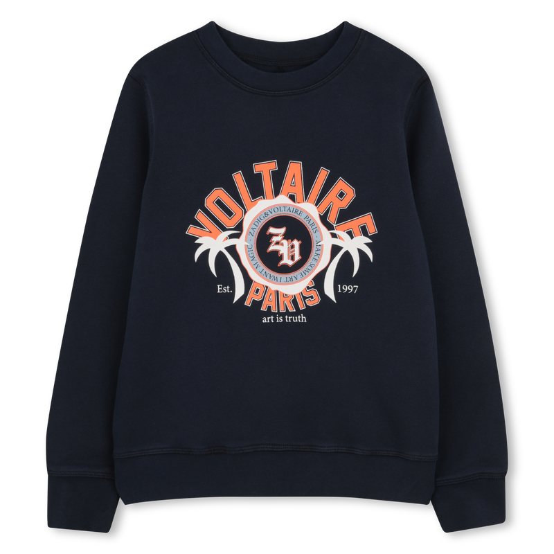 SWEATSHIRT MIT RUNDHALSAUSSCHNITT ZADIG & VOLTAIRE 
                        JUNGE