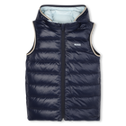 Daunenjacke mit Kapuze in Flann-Optik BOSS 
                    JUNGE