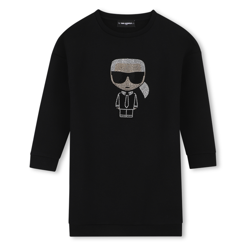 Langes Kleid KARL LAGERFELD KIDS 
                        M&Auml;DCHEN