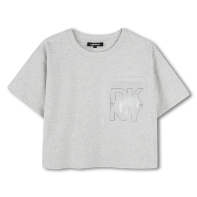 Weites Baumwoll-T-Shirt DKNY MÄDCHEN