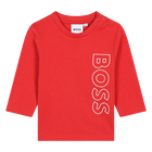 Baumwoll-Shirt mit Logo BOSS 
                    JUNGE