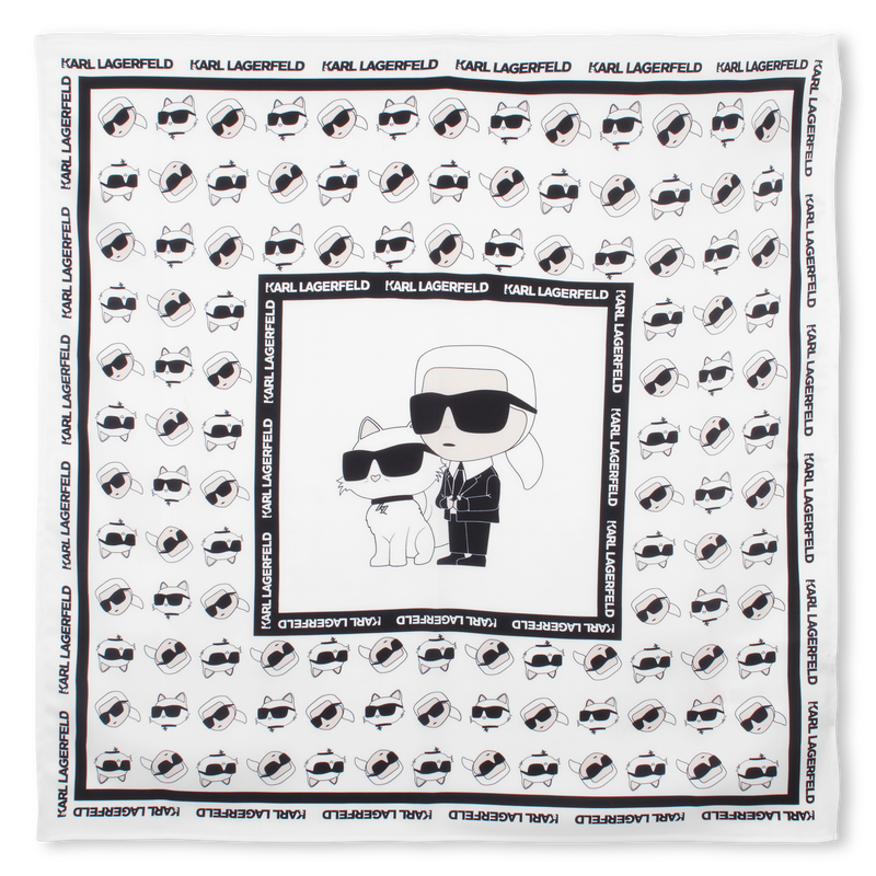 Bedrucktes Halstuch KARL LAGERFELD KIDS 
                        M&Auml;DCHEN