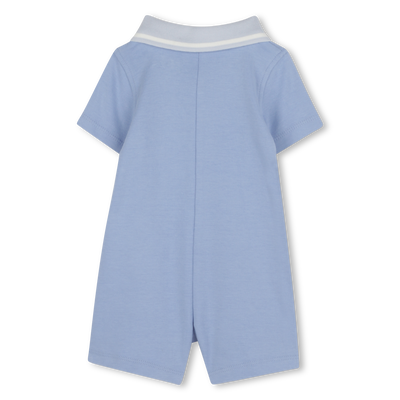 Kurzer Jumpsuit mit Taschen KENZO KIDS JUNGE