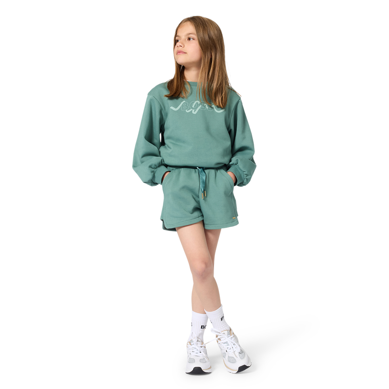 FLEECE-SHORTS BOSS 
                        M&Auml;DCHEN