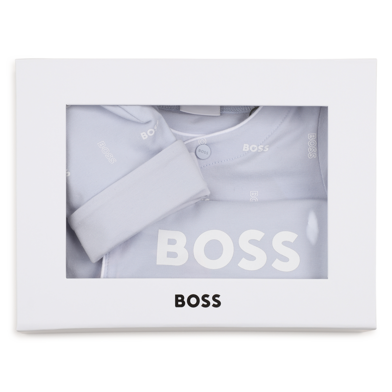 PYJAMA-SET + LATZ + M&Uuml;TZE BOSS 
                        JUNGE