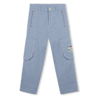 Baumwollhose mit Taschen KENZO KIDS 
                    JUNGE