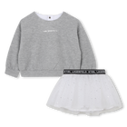 Set aus Sweatshirt und Rock KARL LAGERFELD KIDS 
                    M&Auml;DCHEN