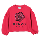 Lang&auml;rmeliges Sweatshirt mit Ballon KENZO KIDS 
                    M&Auml;DCHEN