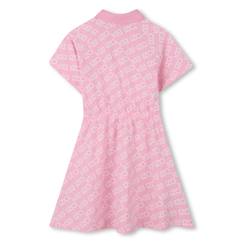 Kurzarm-Kleid mit Polokragen KENZO KIDS 
                        M&Auml;DCHEN