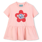 Kurz&auml;rmeliges Kleid KENZO KIDS 
                    M&Auml;DCHEN