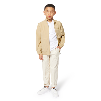 Einfarbige Sweatjacke BOSS JUNGE