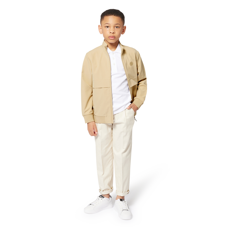 Einfarbige Sweatjacke BOSS 
                        JUNGE