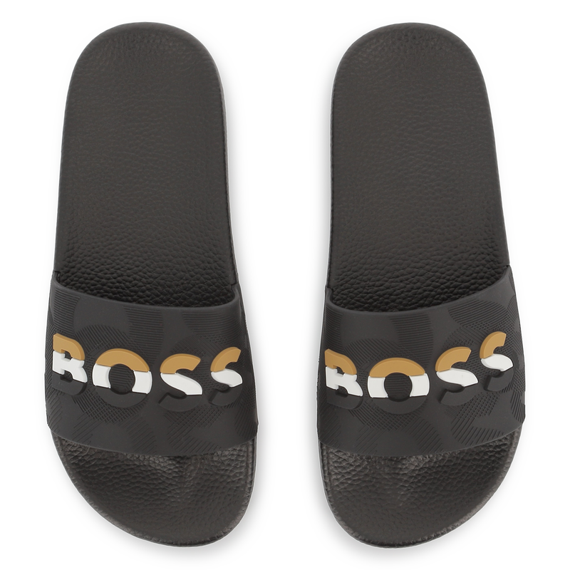 Pantoletten mit breitem Riemen BOSS 
                        JUNGE
