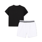 Set aus t-shirt und bermudashorts KARL LAGERFELD KIDS 
                    JUNGE