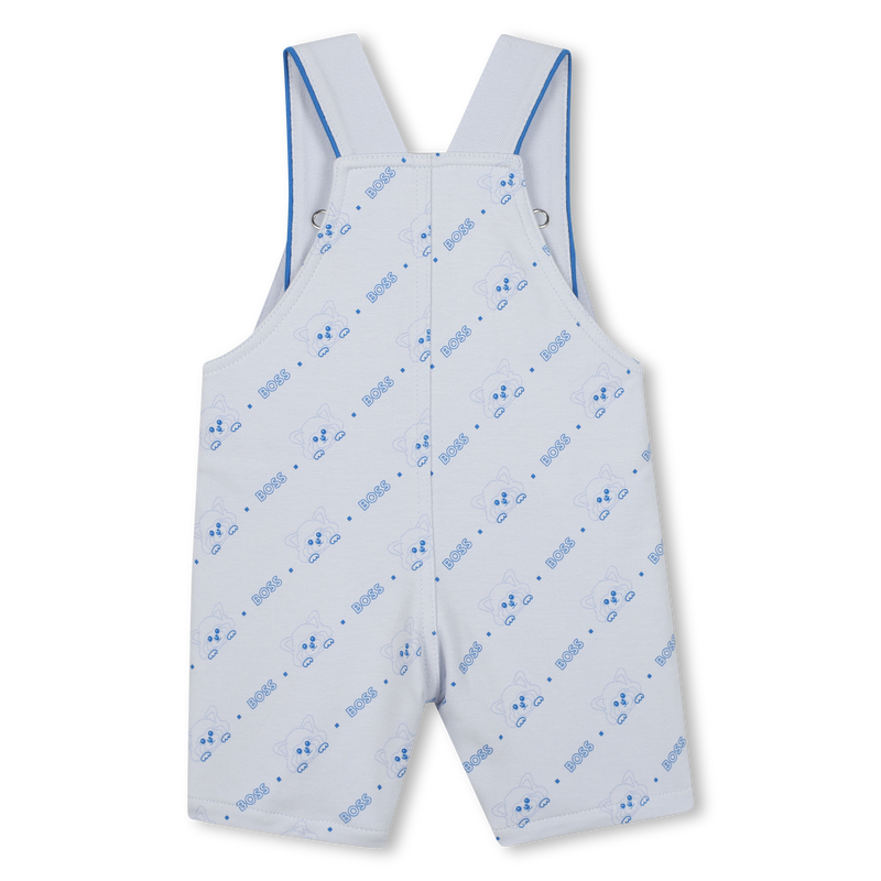 Kurze Latzhose mit Panda-Druck BOSS 
                        JUNGE