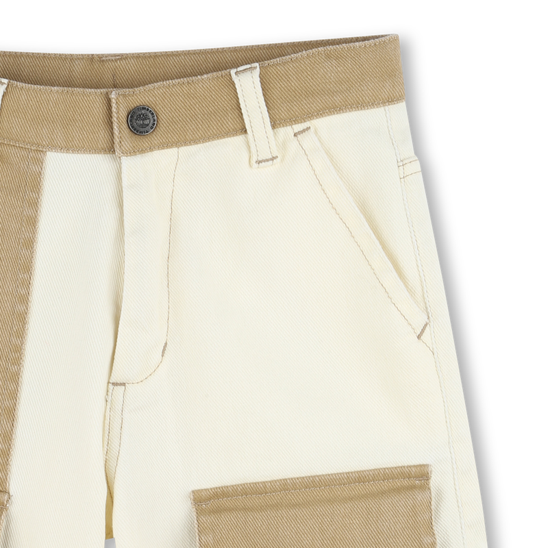 Verstellbare Bermudas aus Twill TIMBERLAND 
                        JUNGE