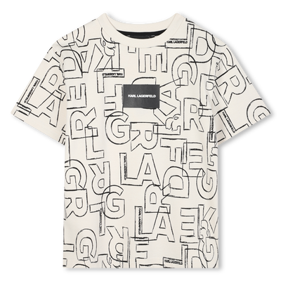 Kurz&auml;rmeliges T-Shirt KARL LAGERFELD KIDS JUNGE