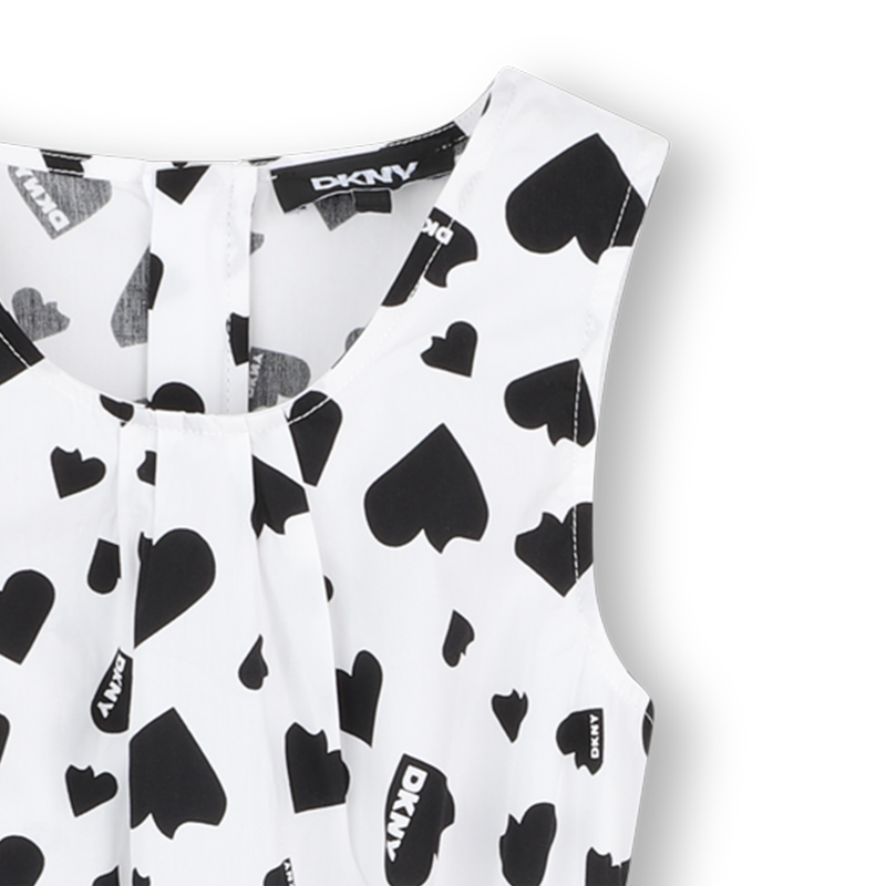 Baumwollkleid mit Print DKNY 
                        M&Auml;DCHEN